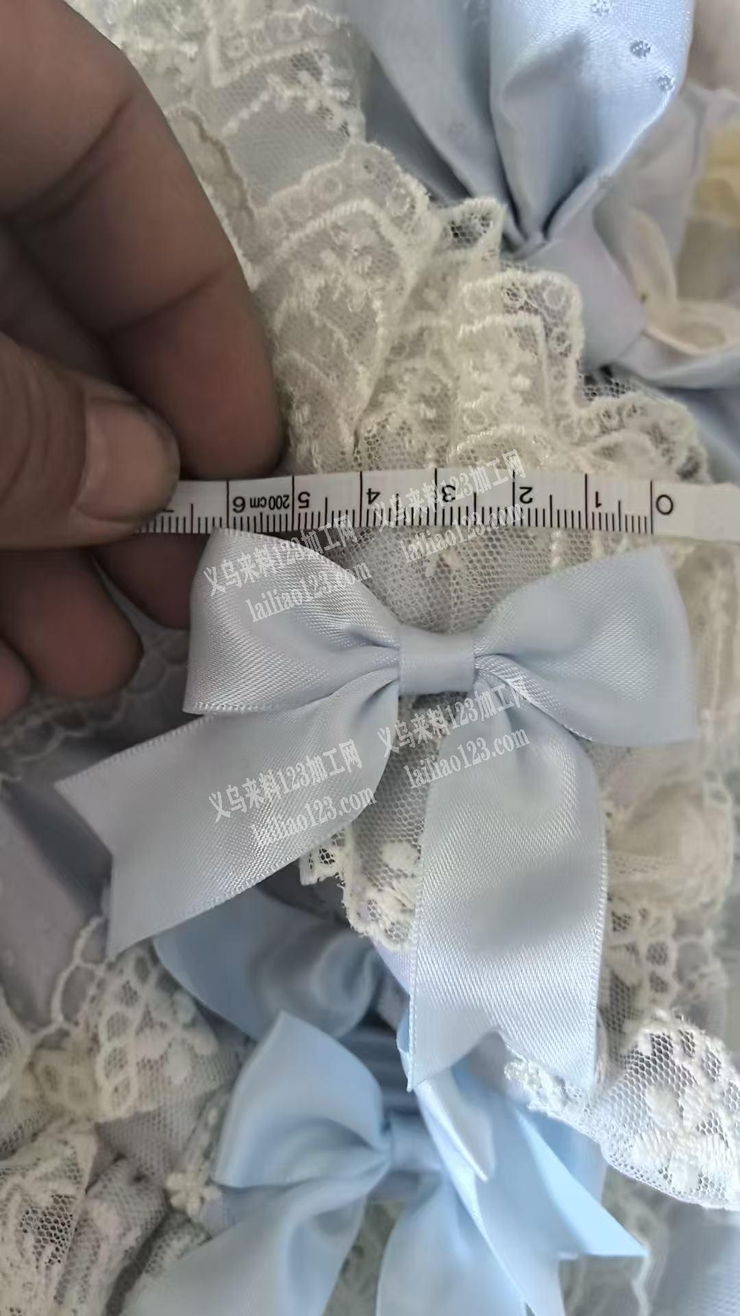寻找手工蝴蝶结的厂家，要包工包料做好成品