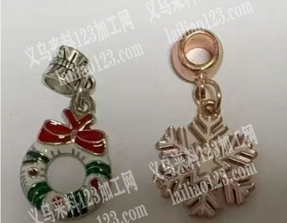 饰品挂圈的手工活外发，如图，发义乌本地后