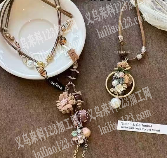如图，手工，合金项链成品订单，寻找可以包
