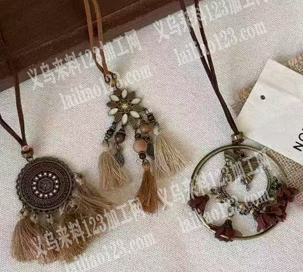如图，手工，合金项链成品订单，寻找可以包