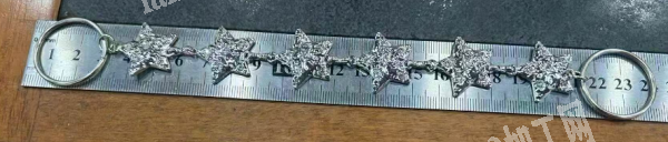 如图五角星饰品订单，寻找成品工厂，请联系