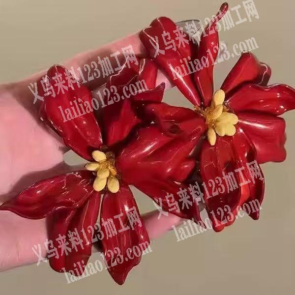 耳环手工活外发加工，如图，发外地做，寻找