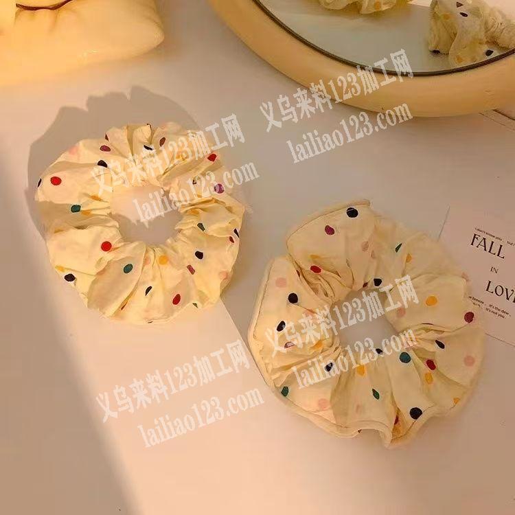 找一下专业做布艺发圈的工厂，这类型的，有