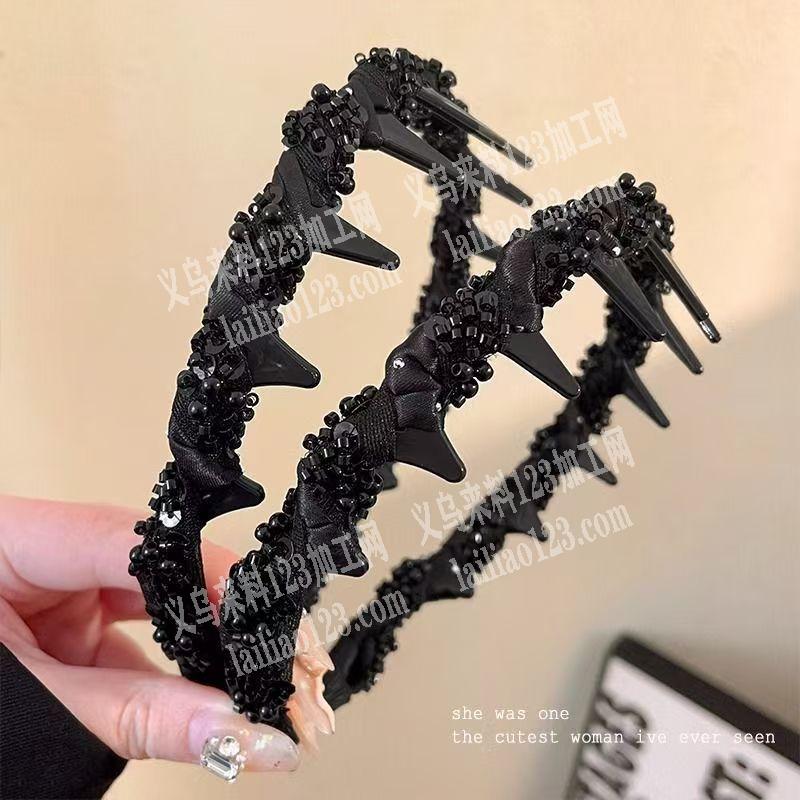 发箍上面绕布条的手工活外发加工，寻找义乌