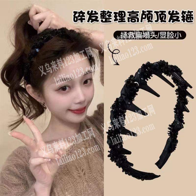 发箍上面绕布条的手工活外发加工，寻找义乌