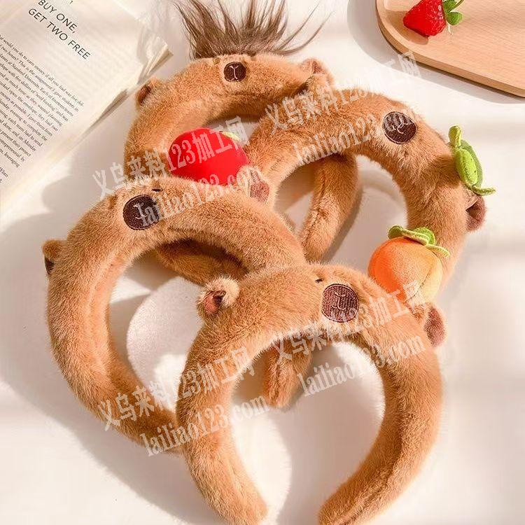 大量毛绒云朵发箍订单，如图，寻找专业做这
