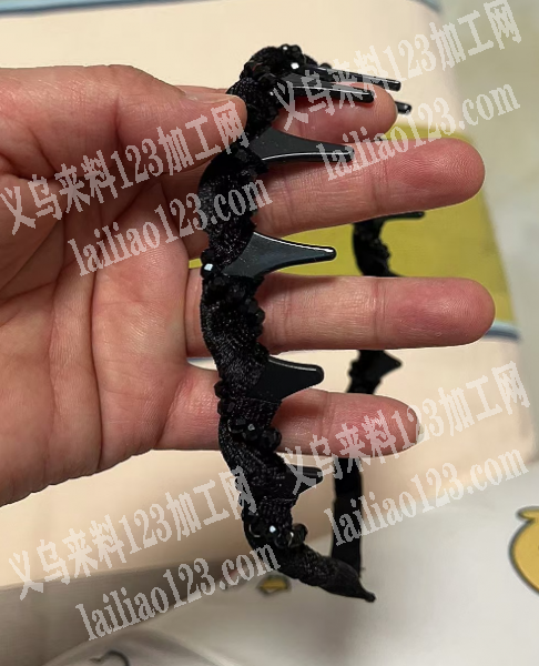 布艺绕布条的发箍成品订单，寻找成品工厂，