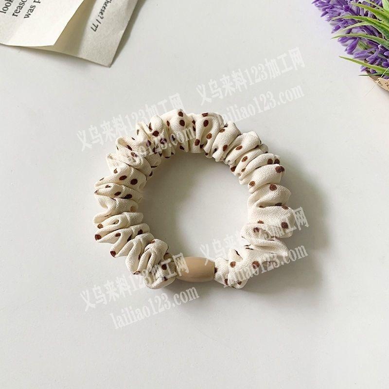 承接小肠圈（布圈），皮筋打头粘扣，发箍、