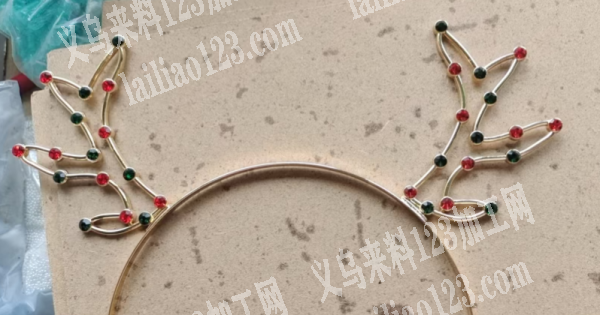 圣诞鹿角上面点钻外发加工，寻找机器点钻的