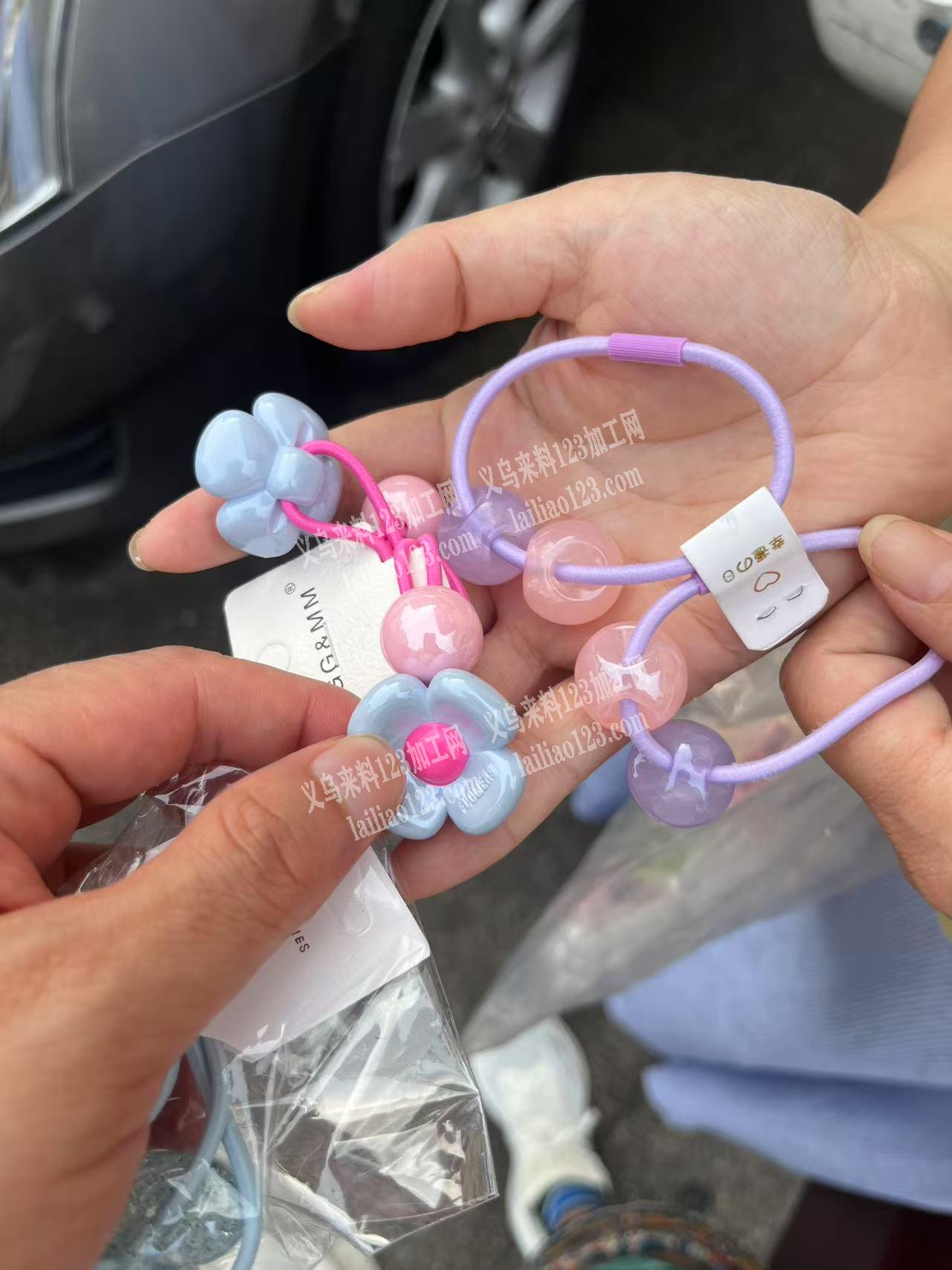 老板委托寻找：寻找这个皮筋珠子材料厂家，