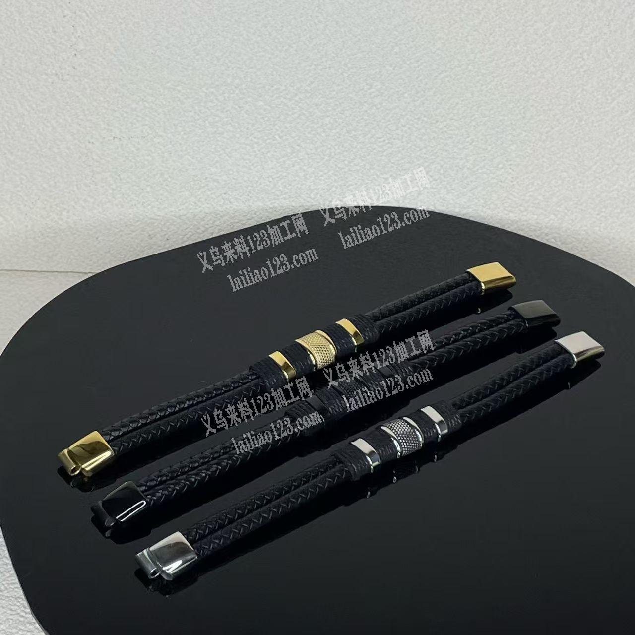 皮革手链手工活外发加工，如图，寻找会做的