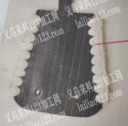 寻找专业做绣花的加工厂，如图皮革秀绣边，