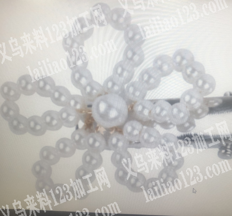 找珍珠织花的工厂，寻找串珠子的加工厂，做