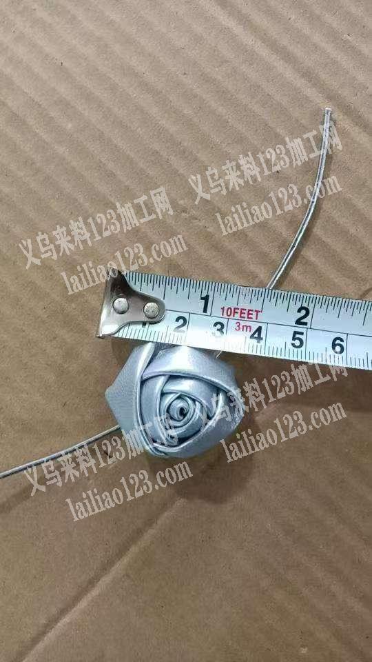 布艺手卷玫瑰花，外发加工，如图，寻找加工