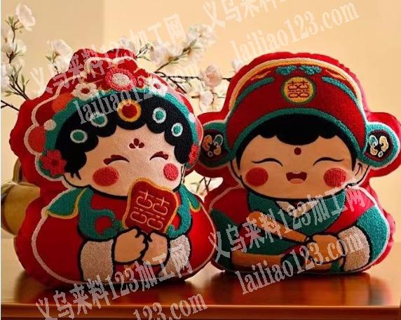 如图，毛巾绣+平绣的加工厂有吗？请联系详