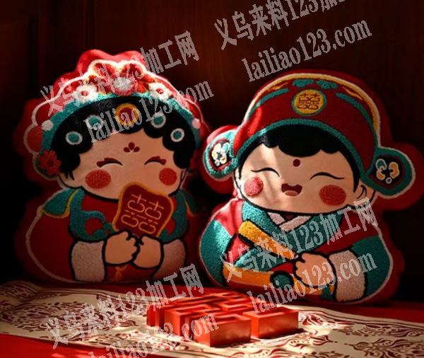 如图，毛巾绣+平绣的加工厂有吗？请联系详