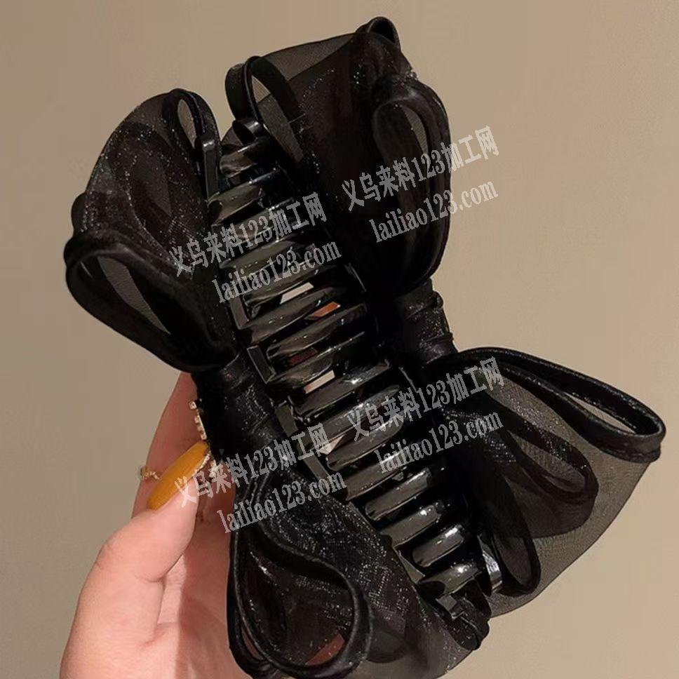 布艺蝴蝶结抓夹订单，如图，寻找工厂，请联