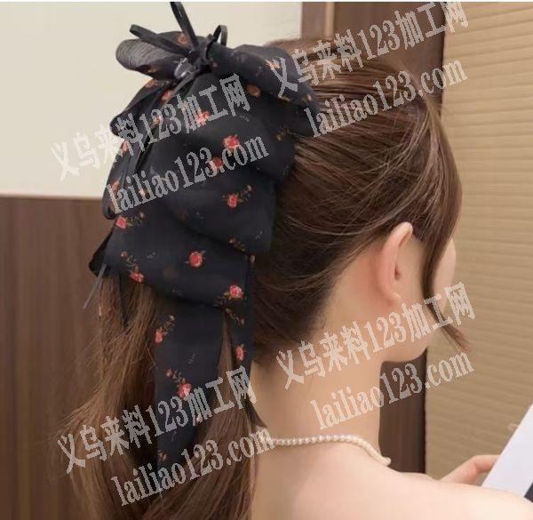 长期有订单，布艺发饰抓夹订单，如图，寻找