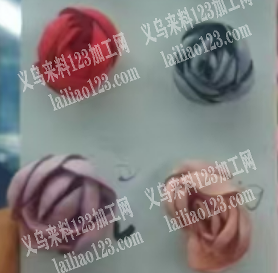 手工烧边的小花，40000布艺花订单，寻