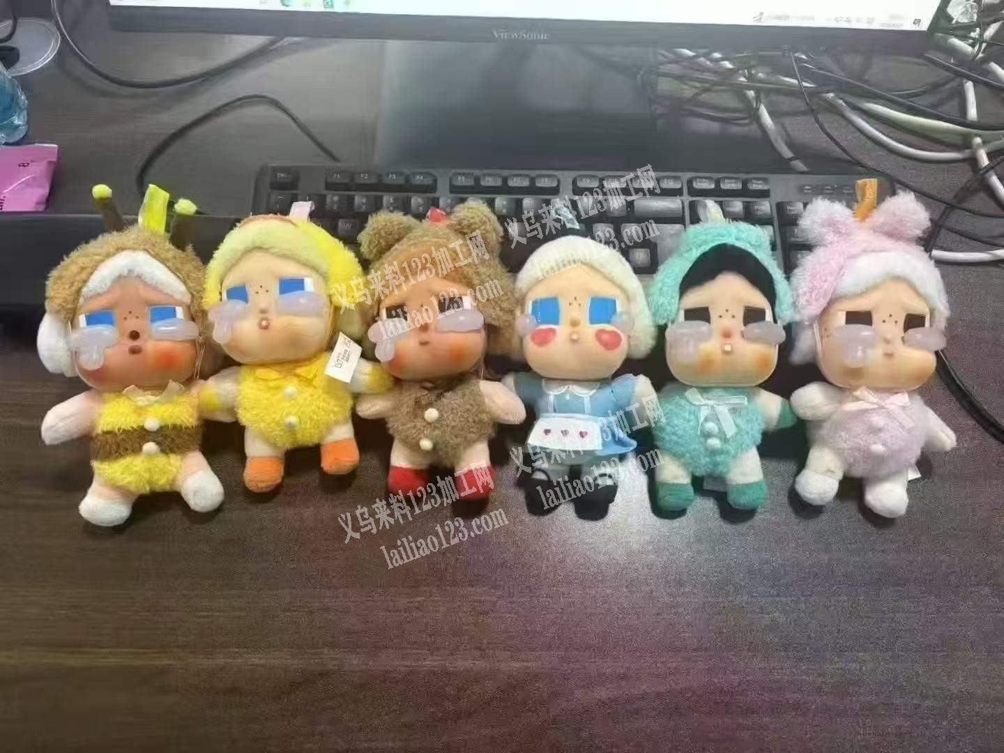 寻找哭娃毛绒玩具工厂。哭娃毛绒玩具订单，