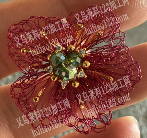 手工铁丝花订单，如图，寻找会做的工厂，请