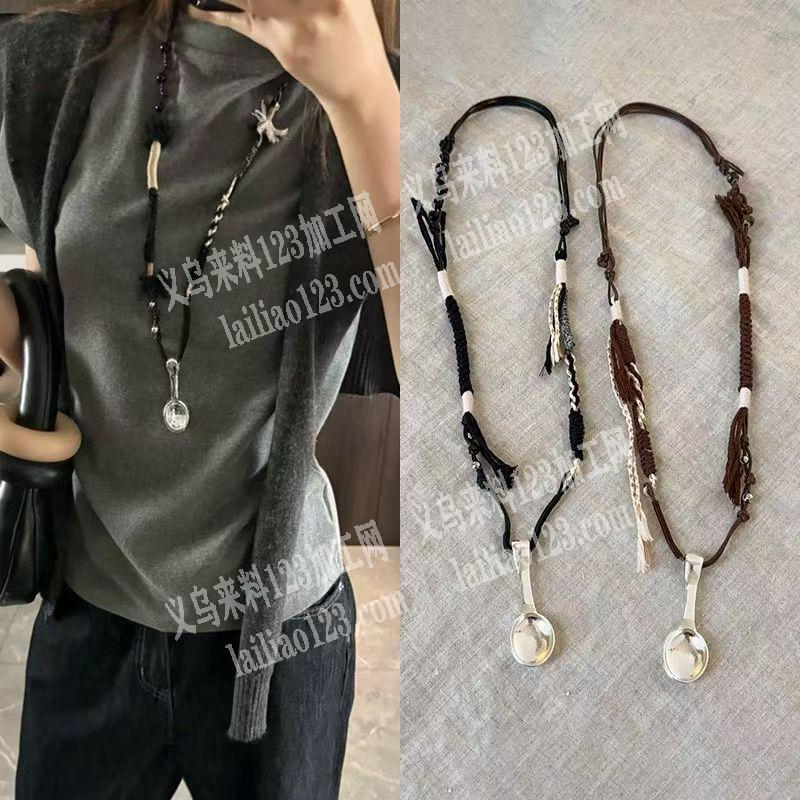 项链编织打结的手工活外发，寻找会做的手工