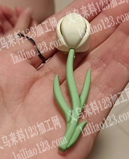 郁金香发夹配件订单，如图，寻找源头工厂，