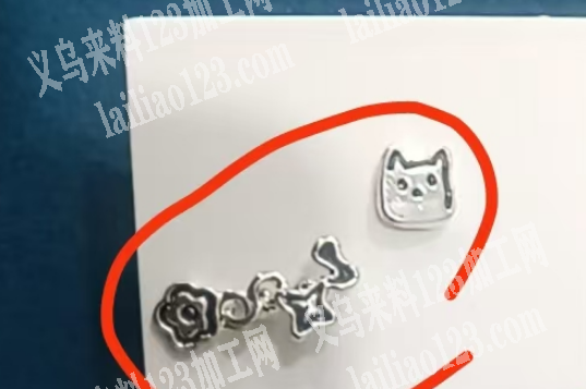 画油外发加工，如图，发荷叶塘附近，有的联