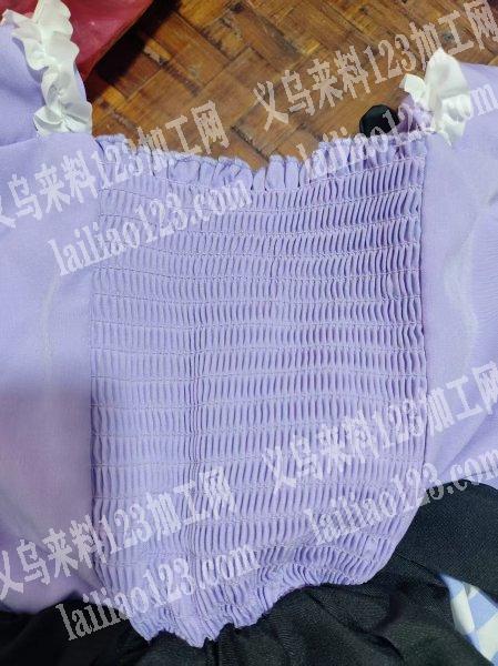 拉腰做褶皱，如图，能做的加工厂请联系详谈