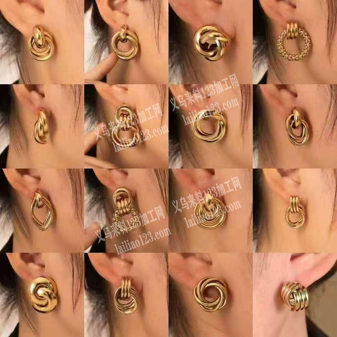 耳环订单，如图，有做这些耳环的工厂加我微