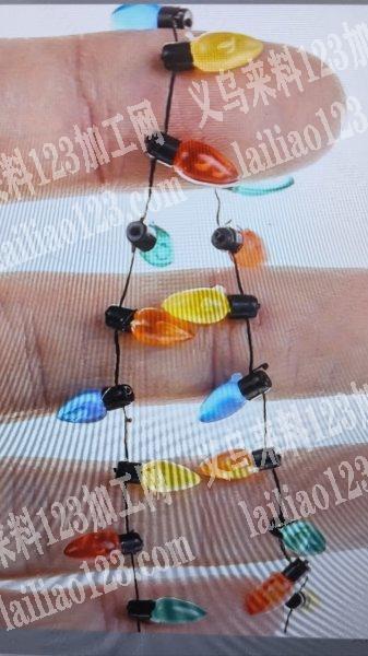 找如图产品，绿线电镀珠