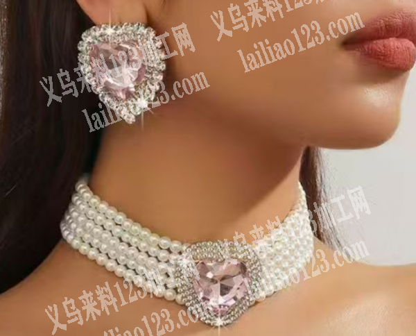 串珠编织的珍珠项链成品订单，要成品。寻找