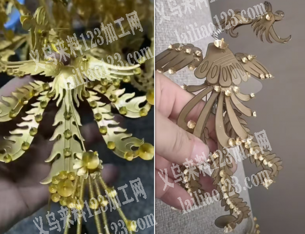 公司大量饰品订单，如图，找义乌铜饰品压铸