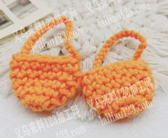 毛线钩针编织的手工活外发加工，如图，寻找