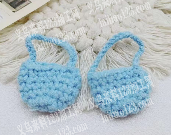 毛线钩针编织的手工活外发加工，如图，寻找