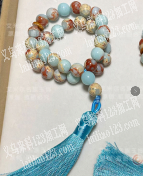 手工手串成品订单，如图，寻找专业做这个的