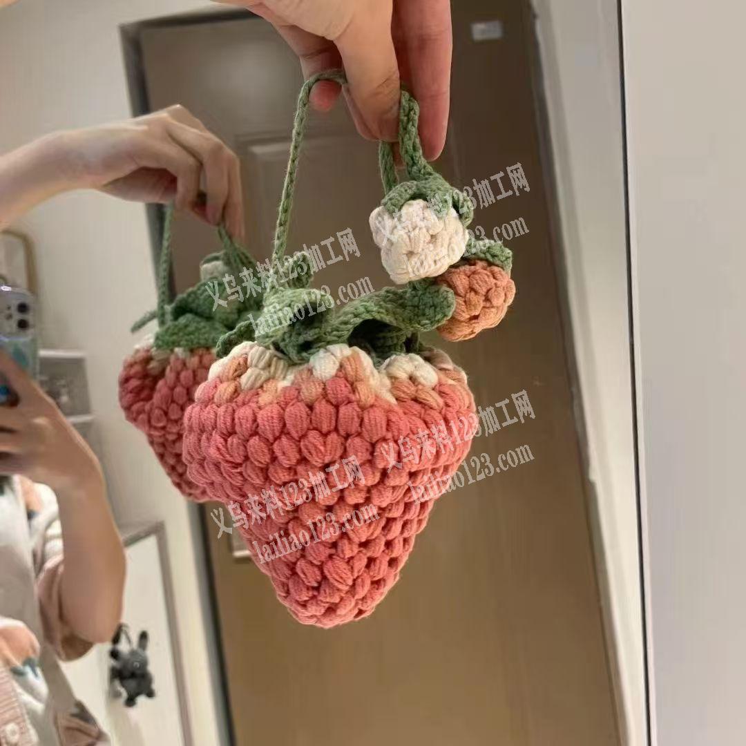如图，钩针编织的手工活外发加工，是钩针这