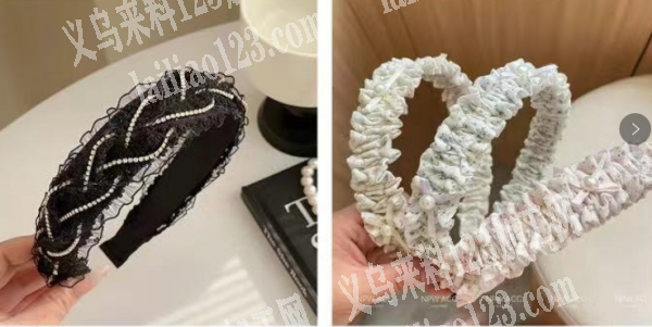 寻找如图布艺头箍成品工厂，有订单，成品订