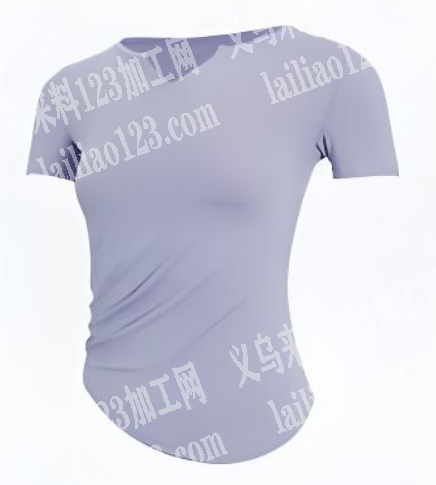 瑜伽服装订单《瑜伽上衣》上衣外发加工，长