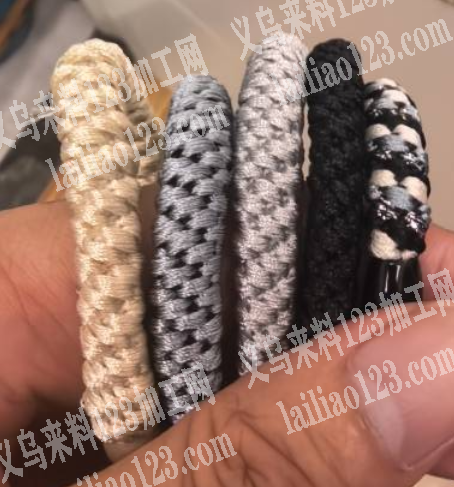 发圈订单，如图，寻找弹力发圈工厂，请联系