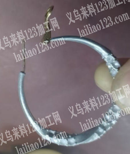 合金耳环整形、上弹片外发加工，寻找加工厂