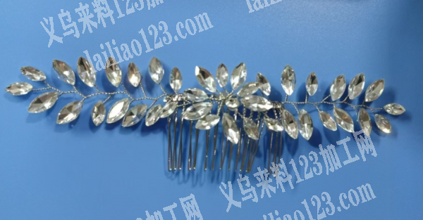 扭铁丝的手工活外发加工，如图，新娘饰品手