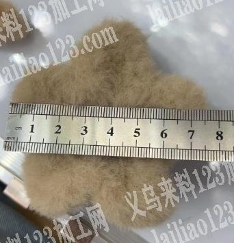 抓夹上面绕毛绒条外发加工，寻找会做这个毛