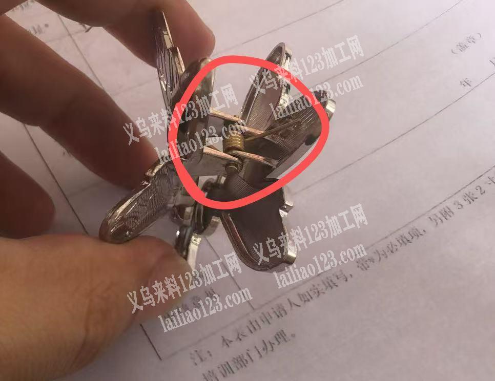 抓夹上弹簧手工活外发，如图，寻找加工厂，