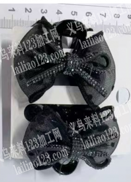布艺网纱发夹订单，如图，寻找加工厂，请联