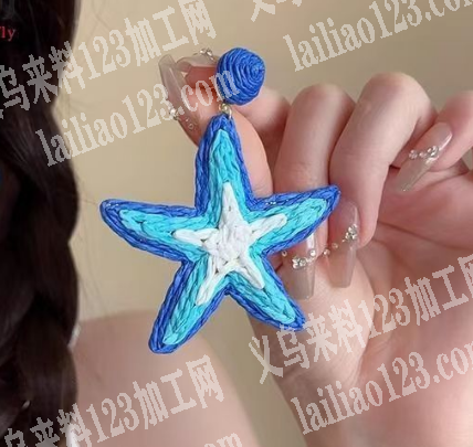 草编耳环外发加工，如图，寻找会做的加工厂
