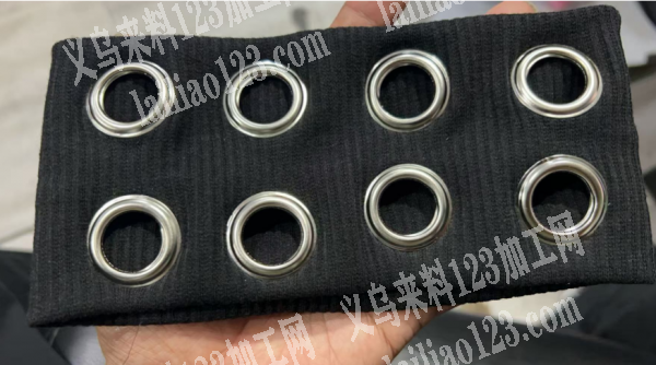 质量必须好，如图，布艺上面打鸡眼外发加工