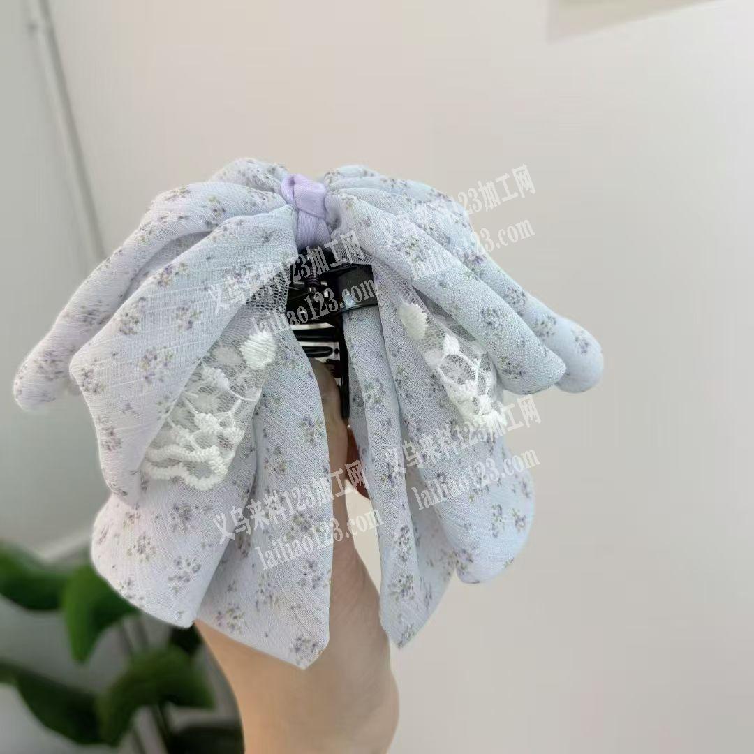 寻找粘这个布艺发饰的，手工活外发加工，如