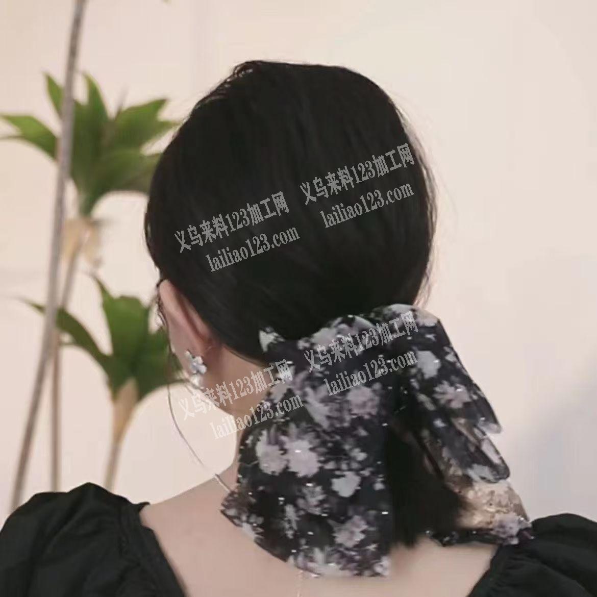 寻找粘这个布艺发饰的，手工活外发加工，如