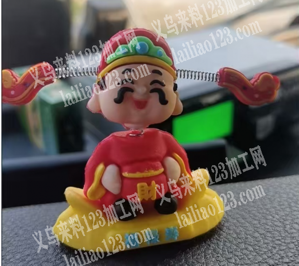 汽车摆件订单，找生产这个财神爷摆件的工厂